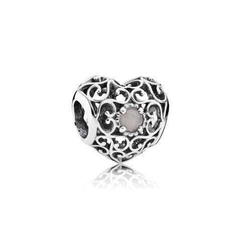 Pandora Charm; June Signature