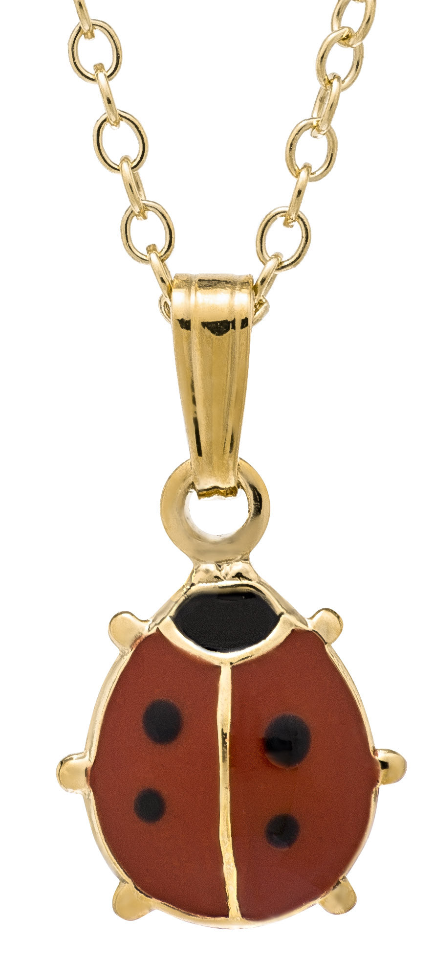 14K Gold Filled Child's Lady Bug Pendant