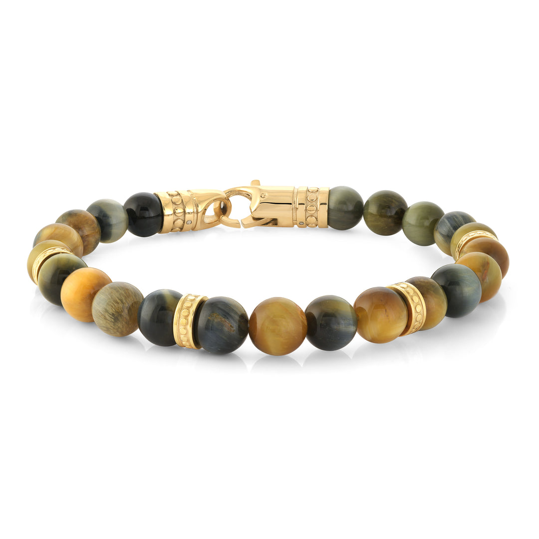 Italgem Tiger Eye Bead Bracelet
