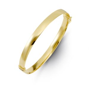 10 Karat Bangle Bracelet, 7.5 "