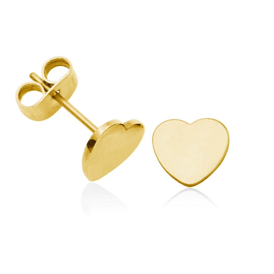 STEELX Heart Stud Earrings