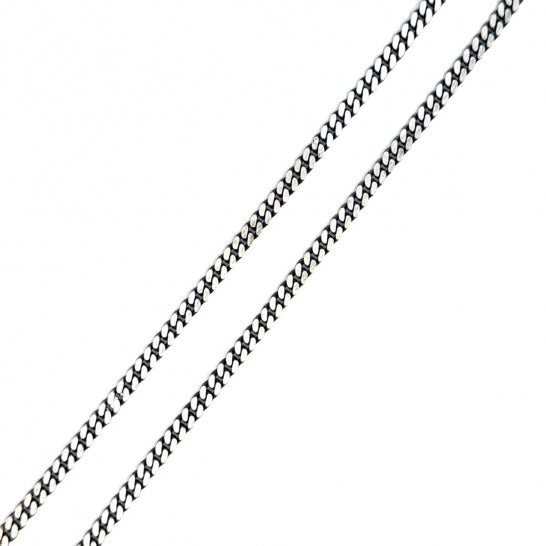 Sterling Silver Curb Link Chain, 24"