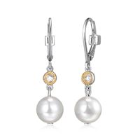 ELLE "Majestic" Pearl Dangle Earrings