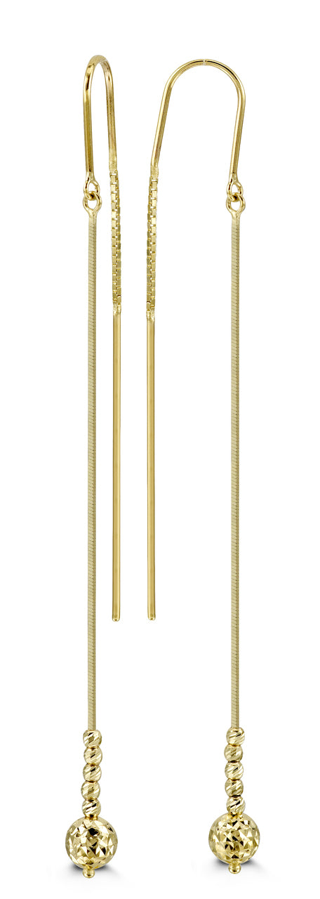 10K Threader Earrings