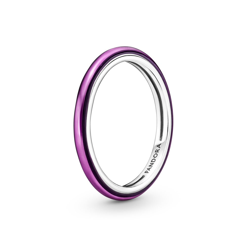 Pandora ME Shocking Purple Ring, size 6.0