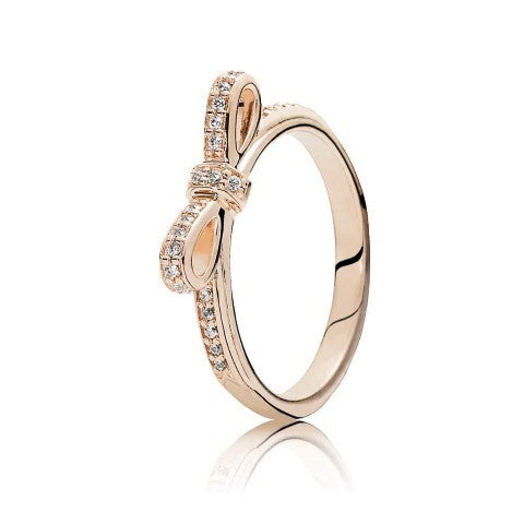 FINAL SALE - Pandora Sparkling Bow Ring