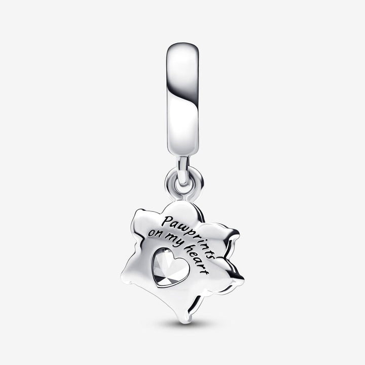 Pandora Sparkling Pet Paw Print Dangle Charm
