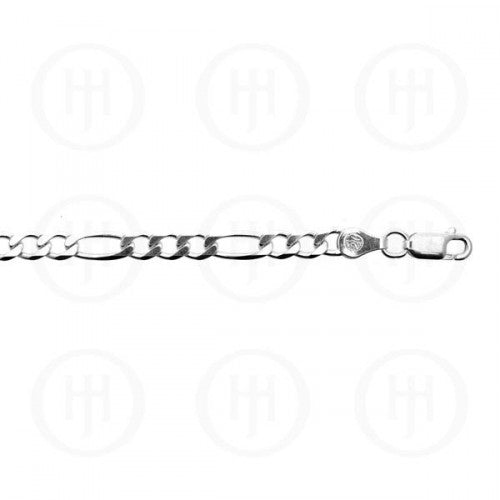 Sterling Silver 4.8mm Figaro Link Chain, 20"