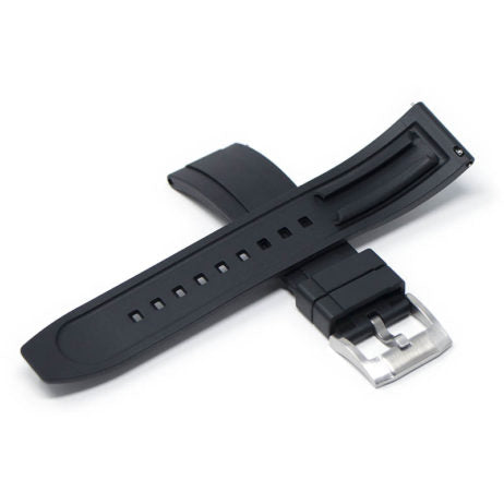 Dassari FKM Rubber Strap, 22 mm