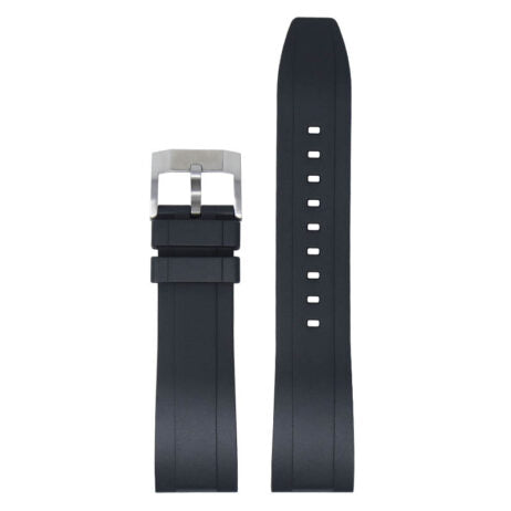 Dessari FKM black rubber strap