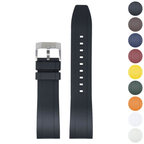 Dassari FKM Rubber Strap, 22 mm
