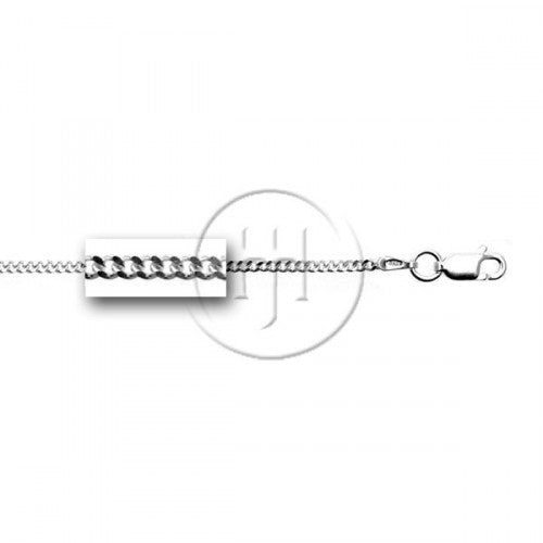 Silver 20" Curb Chain