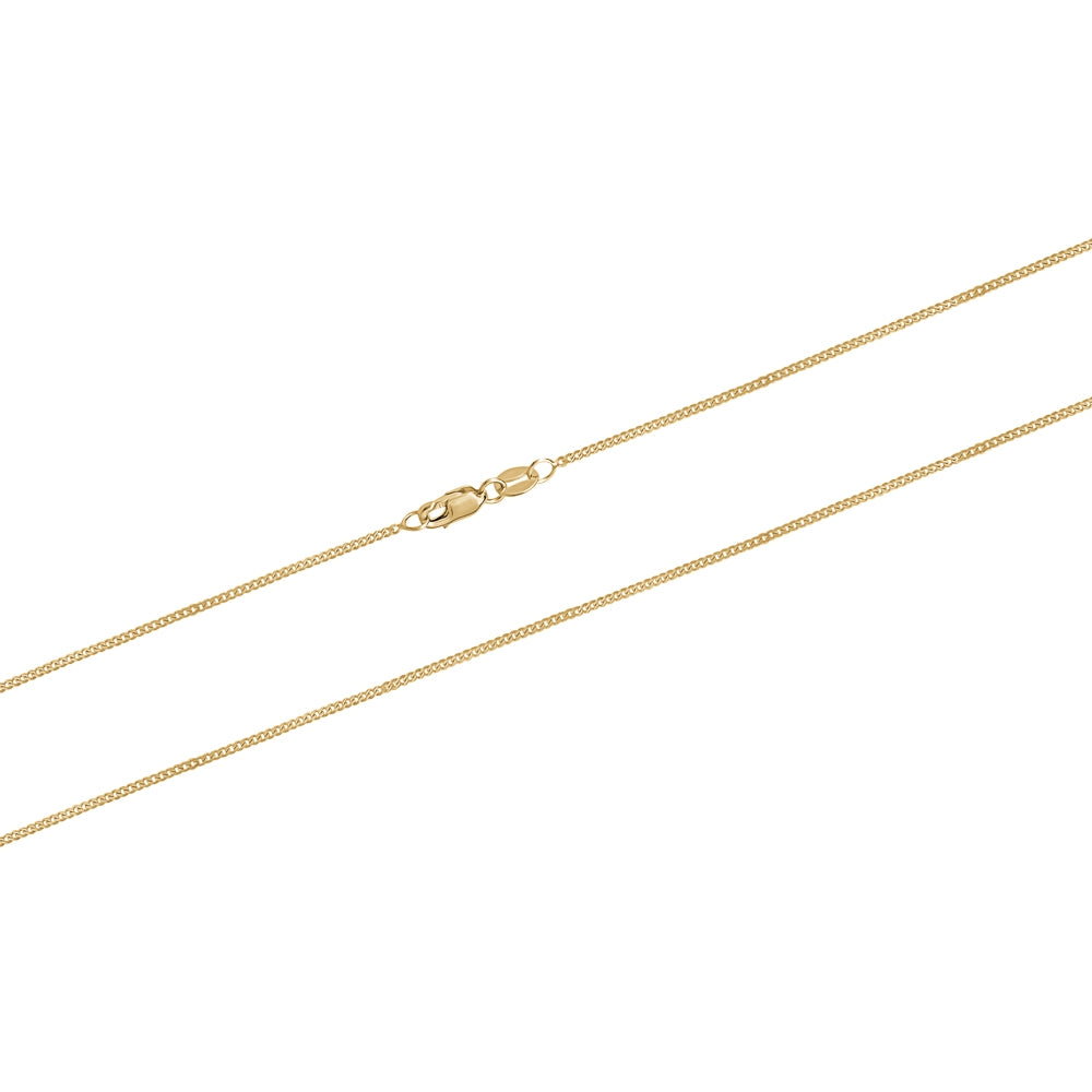 Light-Weight Curb Link Gold Chain