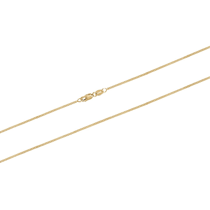 Light-Weight Curb Link Gold Chain