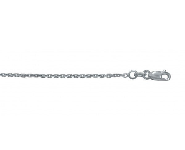 10K Oval Cable Chain, 18"
