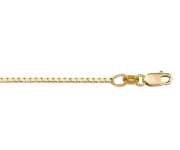 10K Box Link Chain, 22"