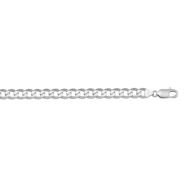 10 Karat Curb Link Bracelet, 8 "