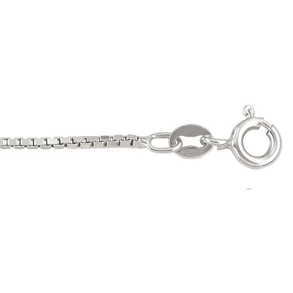 14K Delicate Box Link Chain - 18"
