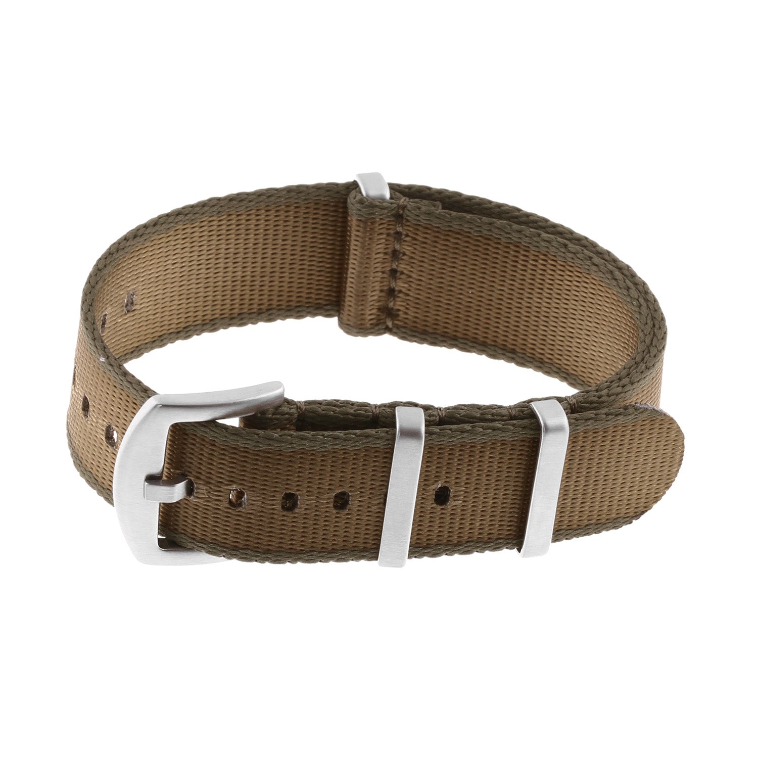 Seat belt nato strap dark gree