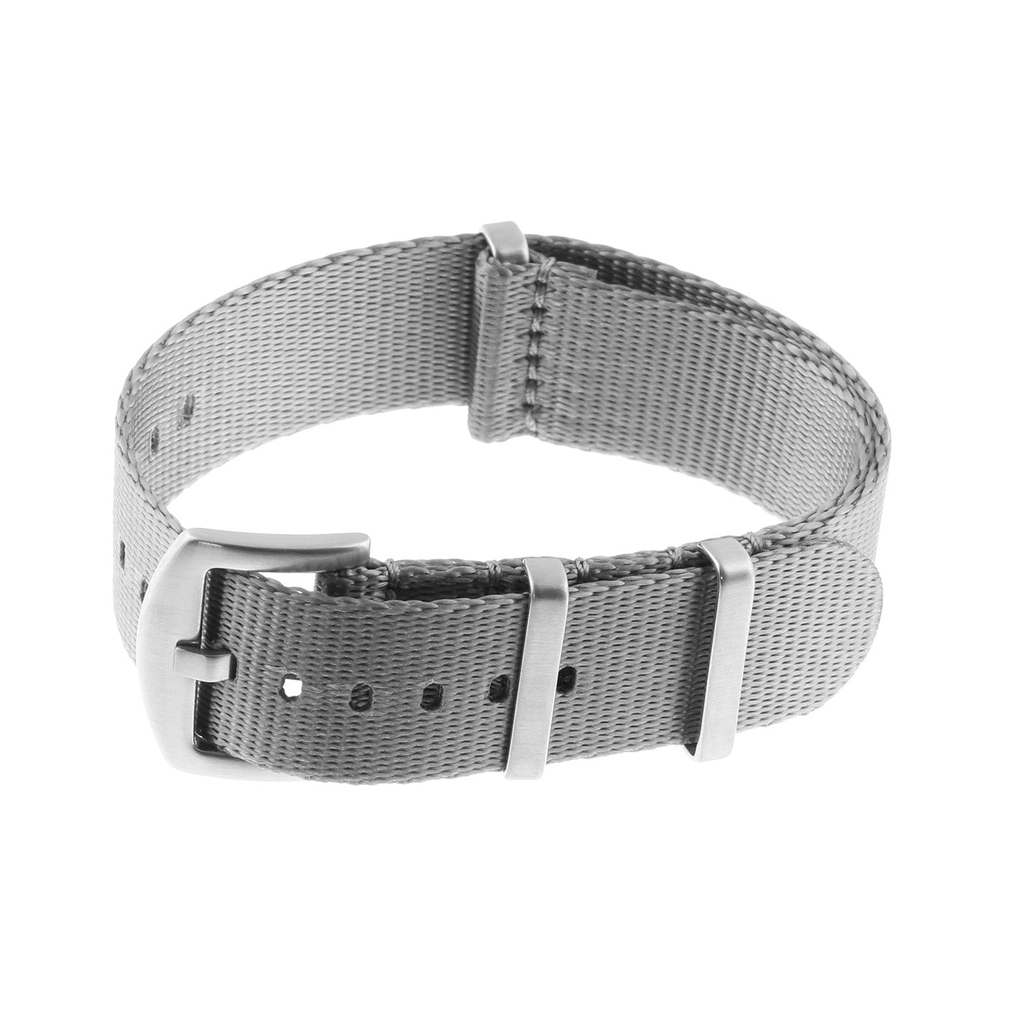 Seat belt nato strap gray 18mm