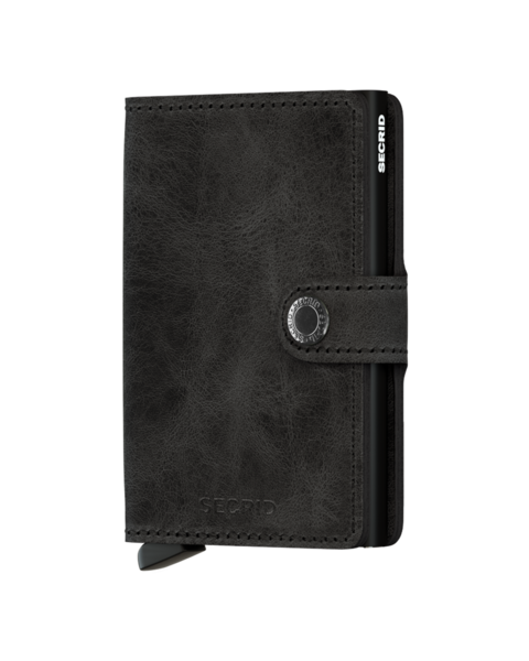 Secrid Miniwallet Vintage Black Leather