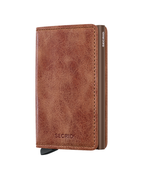 Secrid Slimwallet Vintage Cognac-Brown Leather