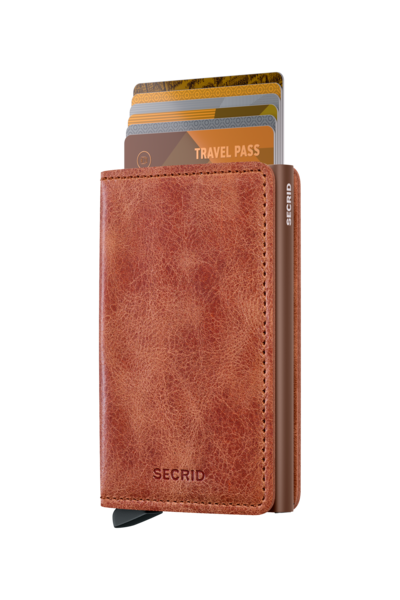 Secrid Slimwallet Vintage Cognac-Brown Leather