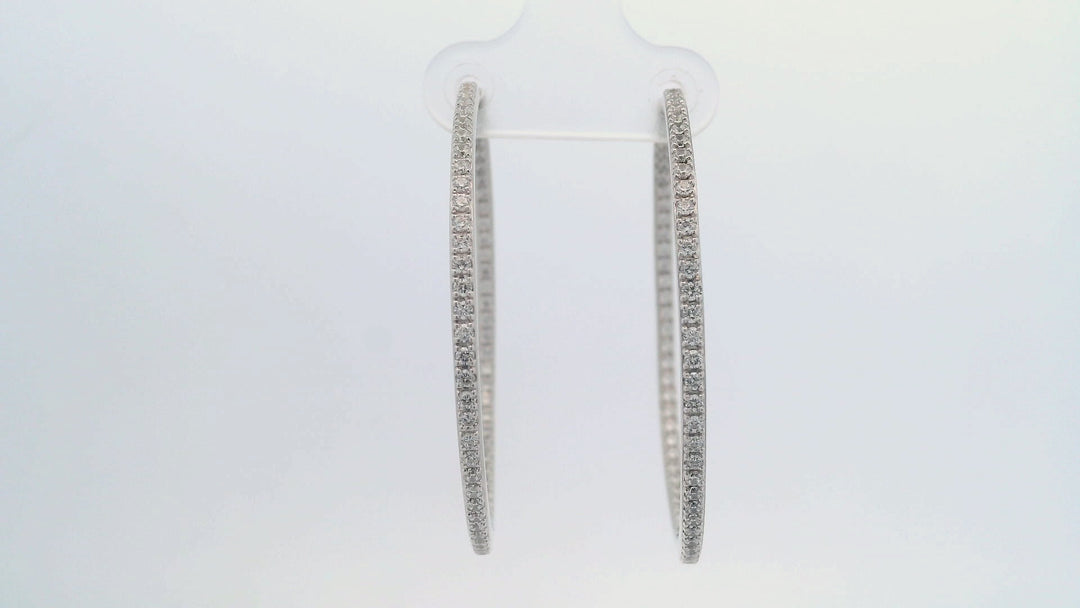 40MM Inside Out Hoop Earrings