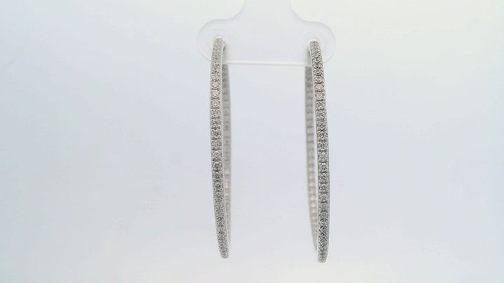 40MM Inside Out Hoop Earrings