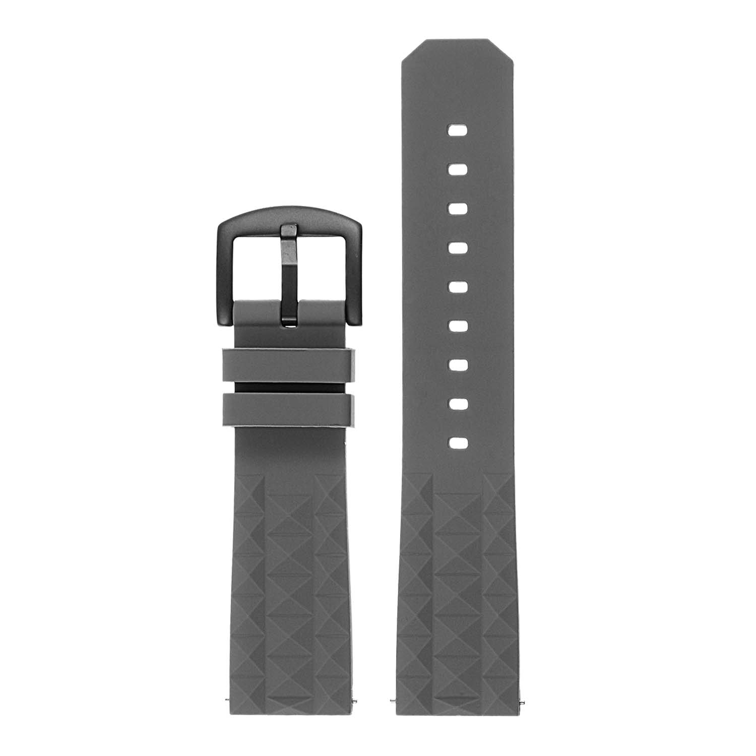 Super waffle rubber strap with