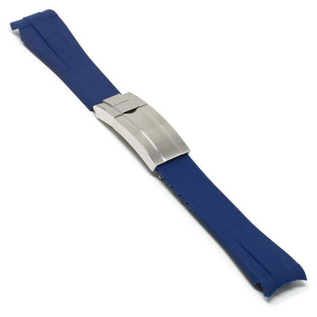 Blue rubber bracelet with Role