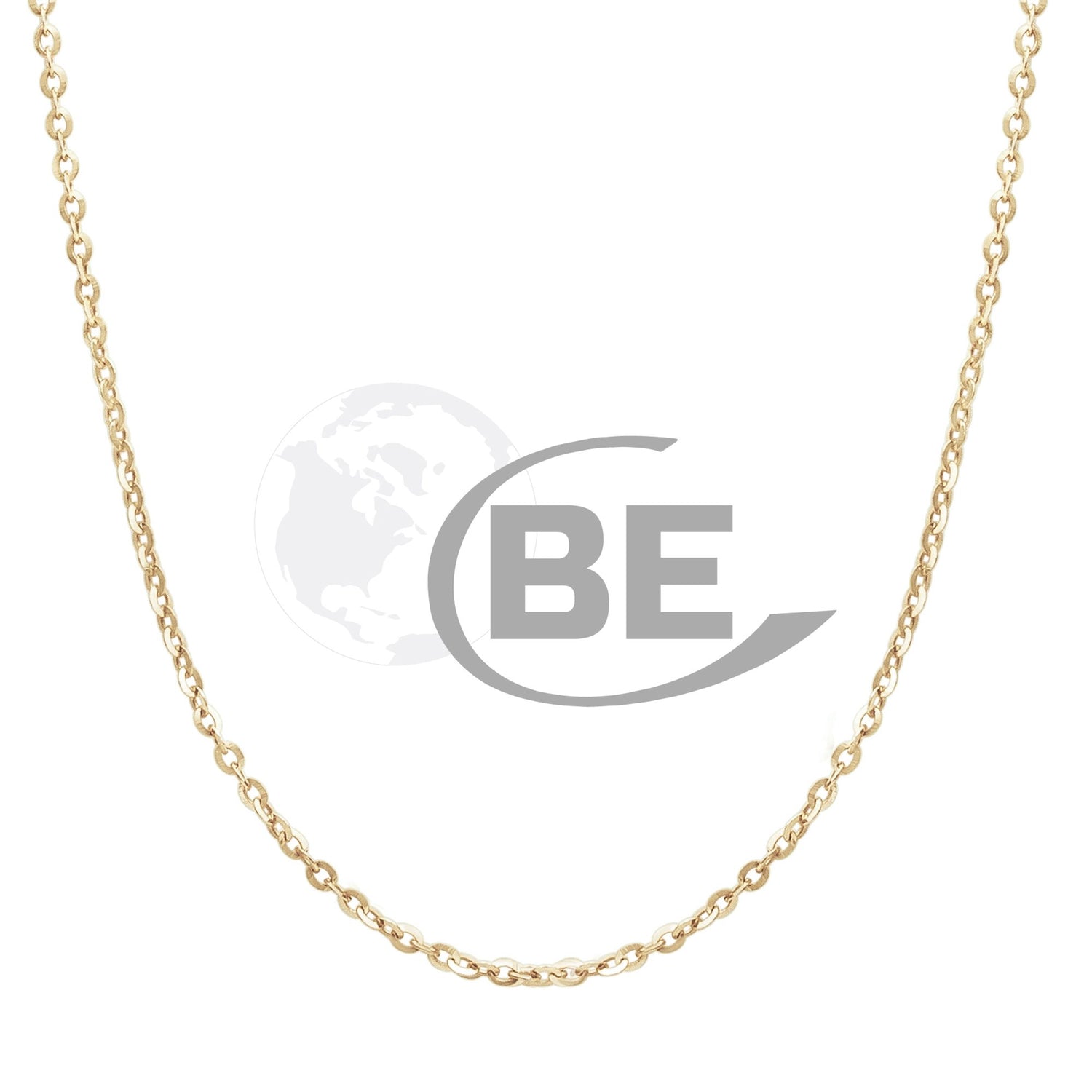 10 Karat Rolo Chain, 20"