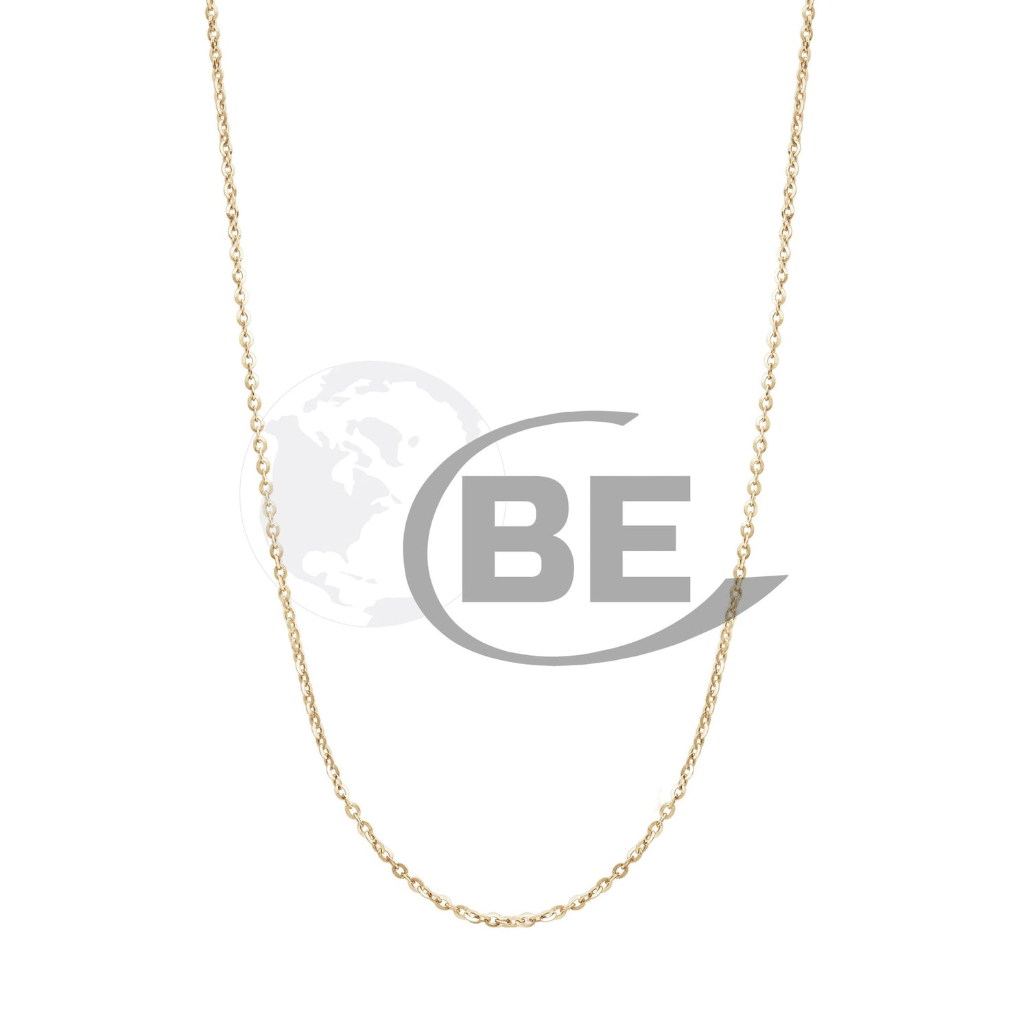 10 Karat Rolo Chain, 16 "