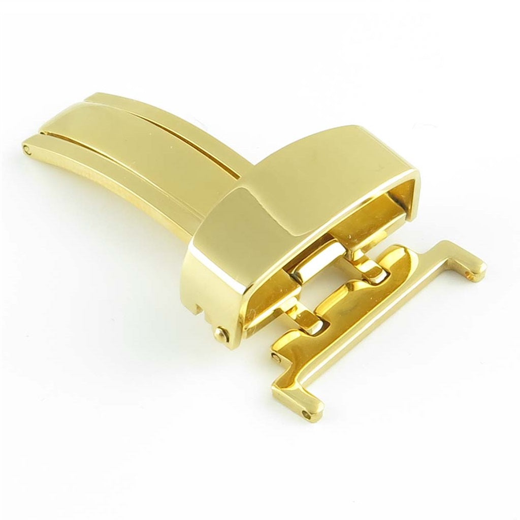 20mm yellow gold tone deployme