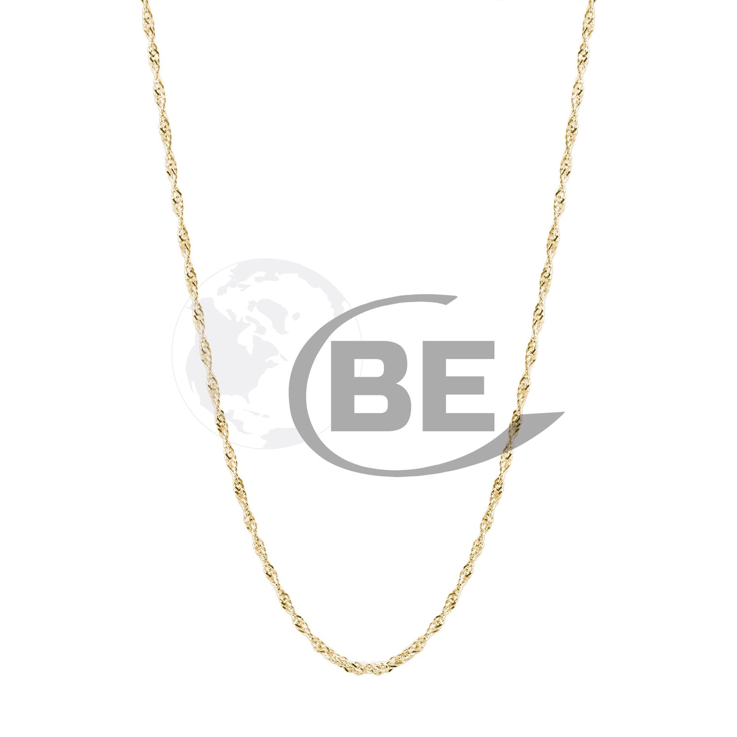 10 Karat Singapore Chain, 16 "