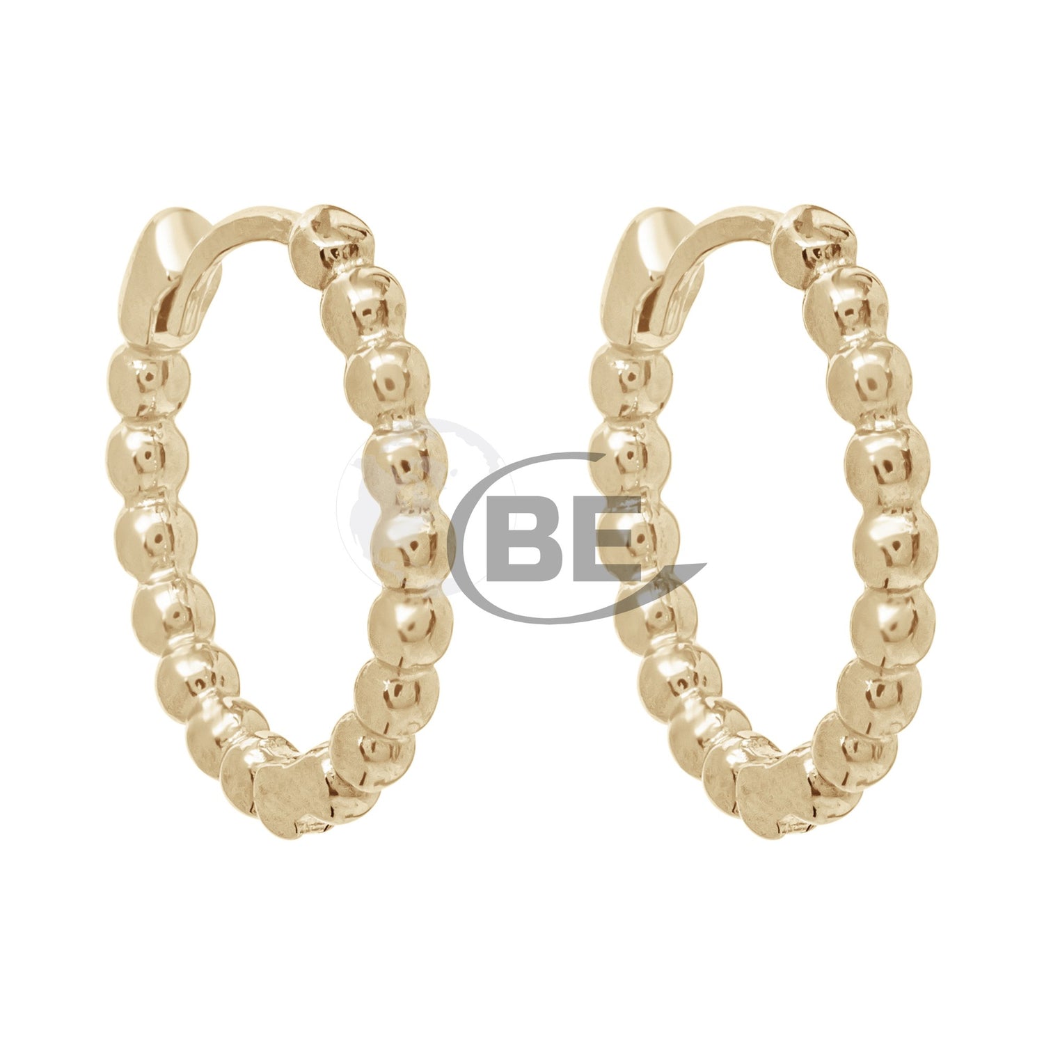 10k yellow gold 12 x 2 mm bead